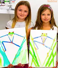 Art Lessons in Auckland Frogs Drawing