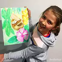 Art Lessons in Auckland  - Sloth Drawing