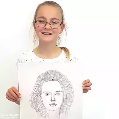 Emma Watson Harry Potter Portrait Drawing